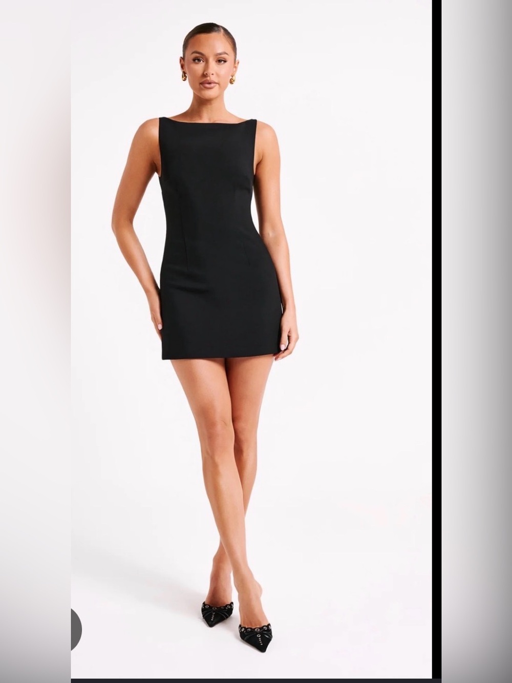 MESHKI ANGELA Black DRESS size xsmall
